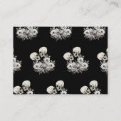 死ぬまでPart Skeleton CouleフローラRSVP 名刺 (裏面)