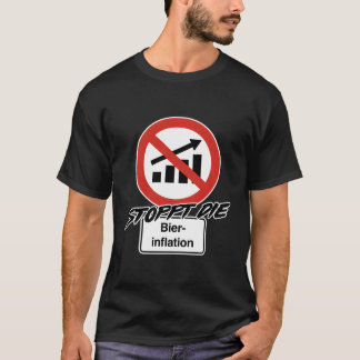死ぬバイエルインフレを止める Tシャツ