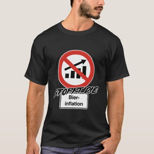 死ぬバイエルインフレを止める Tシャツ (正面)