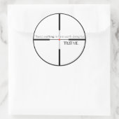 死ぬ価値がない ラウンドシール (バッグ)