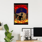 死ぬ前に地元のアーティストをサポートす買る ポスター (ホームオフィス)