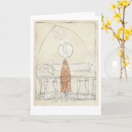 死ぬ前に死ぬ カード (黄色い花)