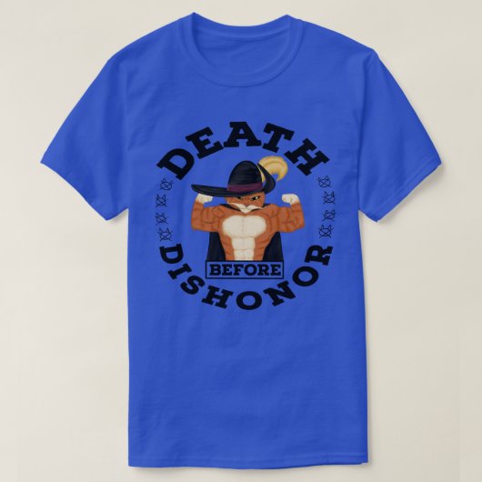 死ぬ前に闇のフォント Tシャツ (デザイン正面)