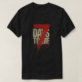死ぬ日7 Tシャツ (デザイン正面)