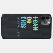 死ぬ気でやればできる、死ぬ気でやれば、面白い、ジム、ワークアウト Case-Mate iPhoneケース (裏面(横))