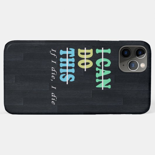 死ぬ気でやればできる、死ぬ気でやれば、面白い、ジム、ワークアウト Case-Mate iPhoneケース (裏面(横))