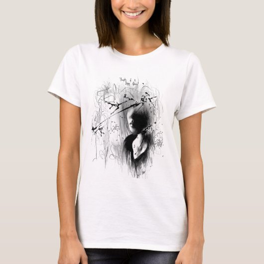 死ぬ無神論者の思考 Tシャツ (正面)