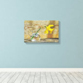 死ぬ キャンバスプリント (インサイチュ (ウッドフロア))