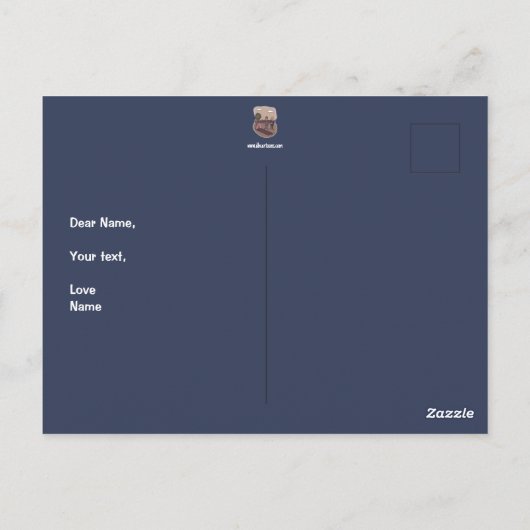 死ぬ ポストカード (裏面)