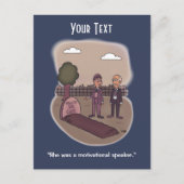 死ぬ ポストカード (正面)