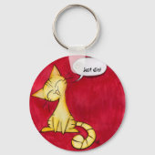 死ね！ キーホルダー (正面)