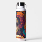 死のカトリナの日1文字 ウォーターボトル (背面)