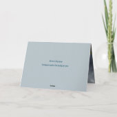 死のカードのケシ畑の記念日 サンキューカード (裏面)