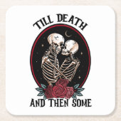 『死のコースターまで スクエアペーパーコースター (正面)