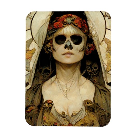 死のゴシックホラーの花嫁 マグネット (縦)