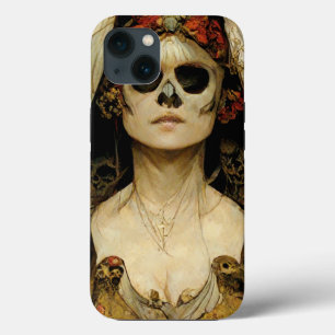 死のゴシックホラーの花嫁 iPhone 13ケース