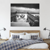 死のジョーズへLCVP世界大戦オマハ キャンバスプリント (インサイチュ (寝室))