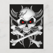死のスカルとクロスボーン ポストカード (正面)