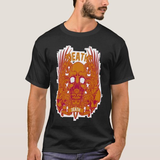 死のスカル Tシャツ (正面)