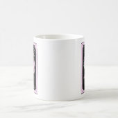 死のタロットカードピンクと黒ウィッチー天空 コーヒーマグカップ (中央)