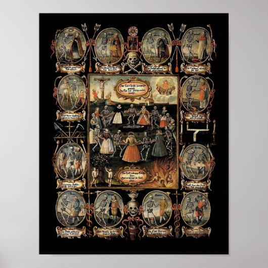 死のダンス ポスター (正面)