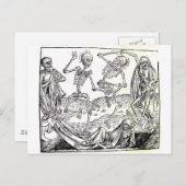 死のダンス ポストカード (正面/裏面)