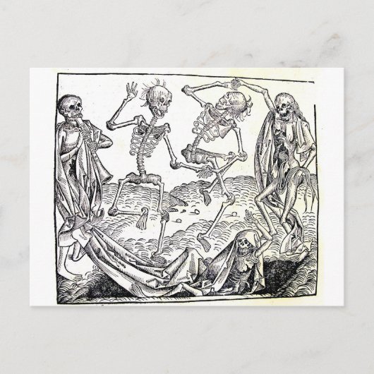 死のダンス ポストカード (正面)