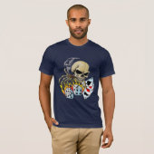 死のディーラーの骨組ワイシャツ Tシャツ (正面フル)