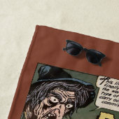 死のデザインヴィンテージホラー漫画パネル ビーチタオル (インサイチュ)