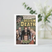死のデザインヴィンテージホラー漫画パネル ポストカード (スタンド正面)