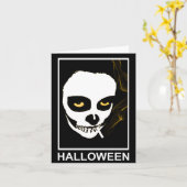 死のハロウィーンを酔わせる カード (黄色い花)