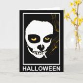 死のハロウィーンを酔わせる カード (黄色い花)