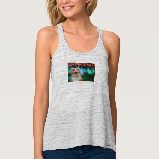 死のバスドラム…恐怖 タンクトップ (正面)