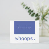 死のブルースクリーン – おっと！ ポストカード (スタンド正面)