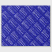 死のブルースクリーン ラッピングペーパー (フラット)