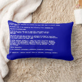 死のブルースクリーン ランバークッション (ブランケット)