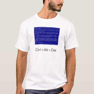 死のブルースクリーン Tシャツ
