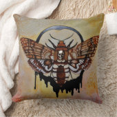 死のヘッドホーク蛾 クッション (ブランケット)