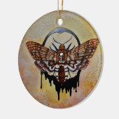 死のヘッドホーク蛾 セラミックオーナメント (左)