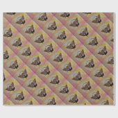死のヘッドホーク蛾 ラッピングペーパー (フラット)