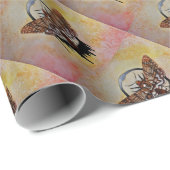 死のヘッドホーク蛾 ラッピングペーパー (ロールコーナー)