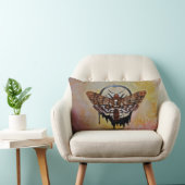 死のヘッドホーク蛾 ランバークッション (椅子)