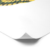 死のヘッドホーク蛾、大きな蛾、蛾のプリント ポスター (角)