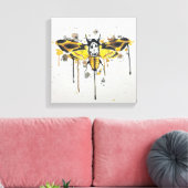 死のヘッドモススプラタワーク キャンバスプリント (インサイチュ (リビング))