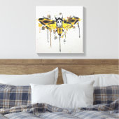 死のヘッドモススプラタワーク キャンバスプリント (インサイチュ (寝室))