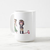 死のマレットKateとAnthony Mug コーヒーマグカップ (正面左)