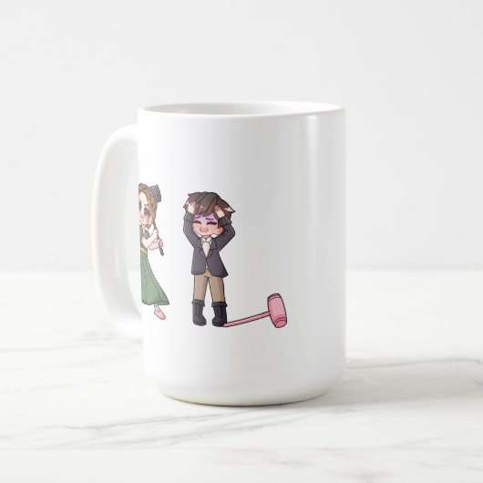 死のマレットKateとAnthony Mug コーヒーマグカップ (正面左)