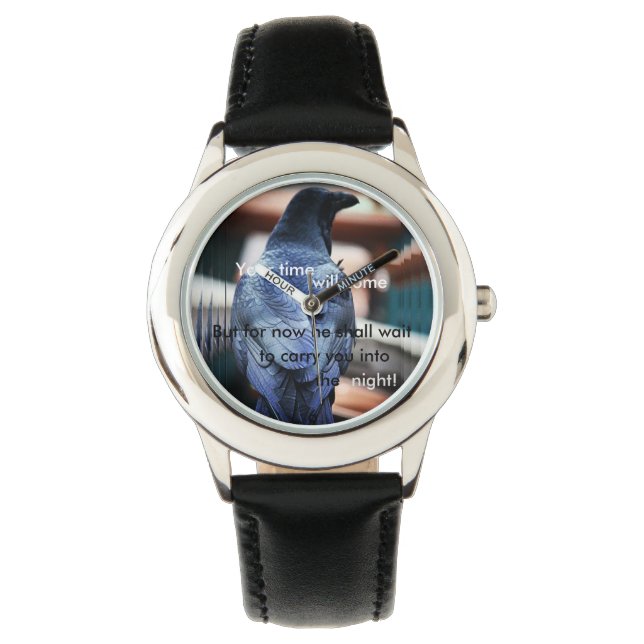 死のレイヴン 腕時計 (正面)