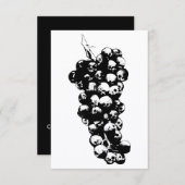 死のワイン 招待状 (正面/裏面)