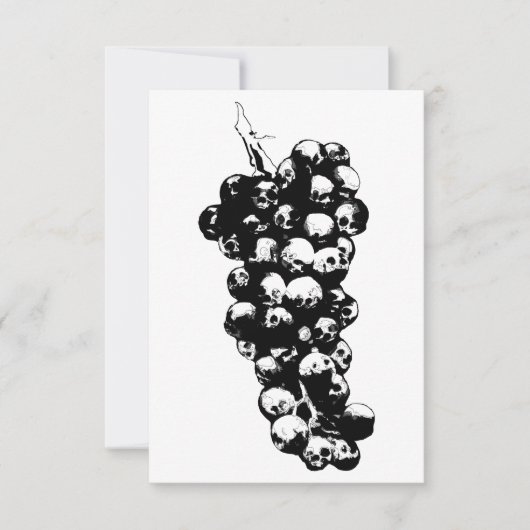 死のワイン 招待状 (正面)